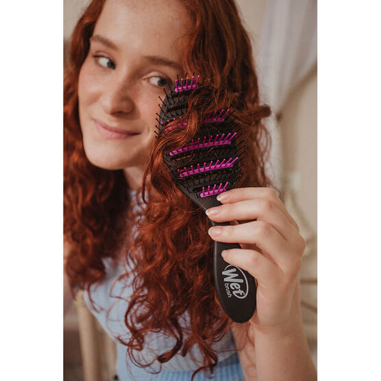 ESCOVA DE CABELO SPEED DRY PURIFYING PRETA/ROXA